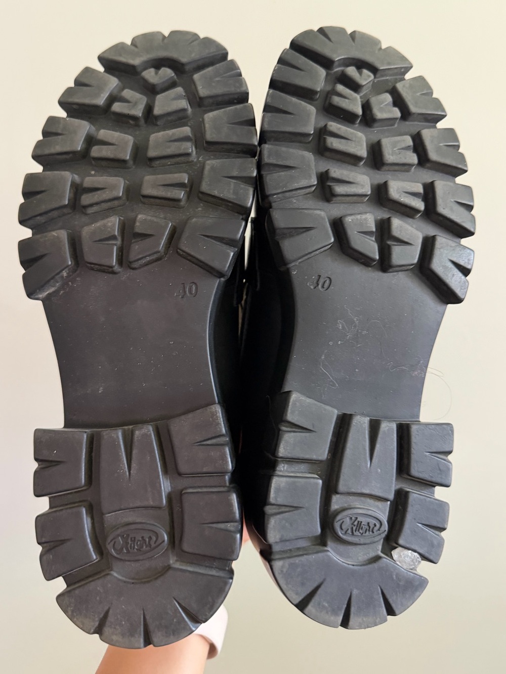 Black Leather Slip-On Penny Loafers - Picture 7 of 7